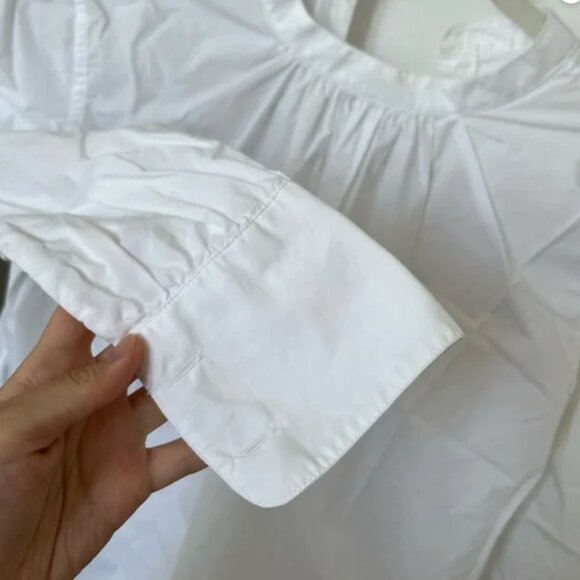 NWOT OFFICINE GÉNÉRALE white blouse - Picture 5 of 9